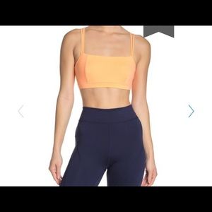 Free People Solid Bra Peach Horizon Size XS